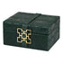 Green Croc Box Set Geo Gold